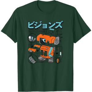 imageStar Wars Visions Robo Schematic TShirtDark Green