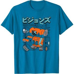 imageStar Wars Visions Robo Schematic TShirtSapphire Blue