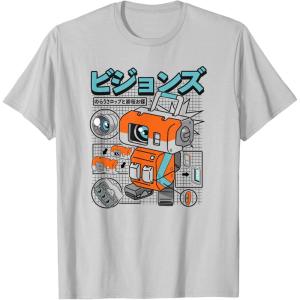 imageStar Wars Visions Robo Schematic TShirtSilver Grey