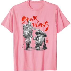 imageStar Wars Visions Samurai Droids TShirtPink