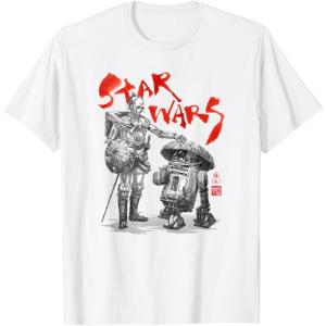 imageStar Wars Visions Samurai Droids TShirtWhite