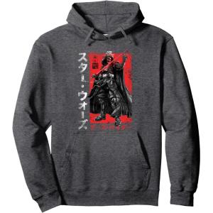 imageStar Wars Visions Samurai Vader Reach Pullover HoodieDark Heather Grey