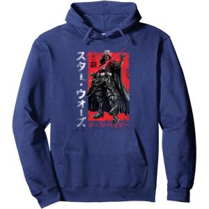 imageStar Wars Visions Samurai Vader Reach Pullover HoodieNavy Blue