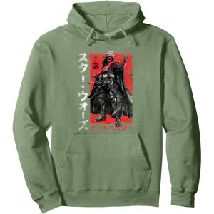 imageStar Wars Visions Samurai Vader Reach Pullover HoodieSage Green