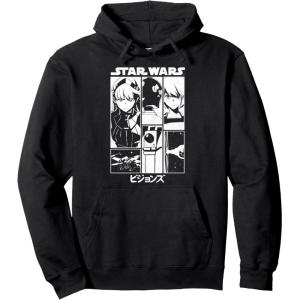 imageStar Wars Visions Simple Panel Poster Pullover HoodieBlack