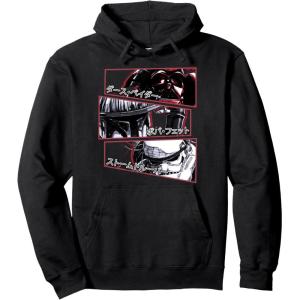 imageStar Wars Visions Stacked Panel Poster Pullover HoodieBlack