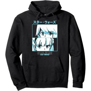 imageStar Wars Visions Twins Stacked Panels Pullover HoodieBlack