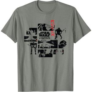 imageStar Wars Visions Volume 1 Episodes Japanese Anime Memories TShirtOlive Heather