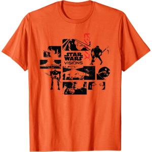 imageStar Wars Visions Volume 1 Episodes Japanese Anime Memories TShirtOrange