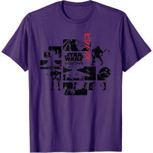 imageStar Wars Visions Volume 1 Episodes Japanese Anime Memories TShirtPurple
