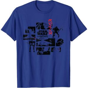 imageStar Wars Visions Volume 1 Episodes Japanese Anime Memories TShirtRoyal Blue