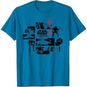 imageStar Wars Visions Volume 1 Episodes Japanese Anime Memories TShirtSapphire Blue