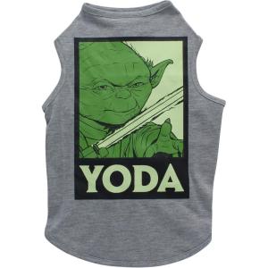 imageStar Wars for Pets Yoda Dog Tee  Star Wars Dog Shirt for Large Dogs  Size XLarge  Soft Cute and Comfortable Dog Clothing and Apparel Cute Dog ClothesGrey