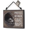imageDisney Star Wars The Mandalorian Baby Yoda Force is Strong With This Little One Hanging Wood Wall Decor  Grogu The ChildGray