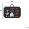 imageDisney Star Wars Time to Rule the Galaxy Hanging Metal Sign  Dark Side Villains Wall Decor for Man Cave or Movie RoomBlackOrange