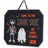 imageDisney Star Wars Time to Rule the Galaxy Hanging Metal Sign  Dark Side Villains Wall Decor for Man Cave or Movie RoomBlackOrange