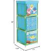 imageIdea Nuova Star Wars Grogu aka The Child 3 Tier Fabric Storage Organizer with 3 Cubes and Removable LidBaby Shark