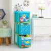 imageIdea Nuova Star Wars Grogu aka The Child 3 Tier Fabric Storage Organizer with 3 Cubes and Removable LidBaby Shark