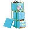 imageIdea Nuova Star Wars Grogu aka The Child 3 Tier Fabric Storage Organizer with 3 Cubes and Removable LidBaby Shark