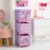imageIdea Nuova Star Wars Grogu aka The Child 3 Tier Fabric Storage Organizer with 3 Cubes and Removable LidMinnie Mouse