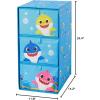 imageIdea Nuova Star Wars The Mandalorian Featuring Grogu 3 Drawer Soft Storage Unit with Poly Canvas FrameBaby Shark