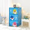 imageIdea Nuova Star Wars The Mandalorian Featuring Grogu 3 Drawer Soft Storage Unit with Poly Canvas FrameBaby Shark