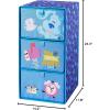 imageIdea Nuova Star Wars The Mandalorian Featuring Grogu 3 Drawer Soft Storage Unit with Poly Canvas FrameBlues Clues