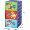 imageIdea Nuova Star Wars The Mandalorian Featuring Grogu 3 Drawer Soft Storage Unit with Poly Canvas FramePaw Patrol