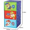 imageIdea Nuova Star Wars The Mandalorian Featuring Grogu 3 Drawer Soft Storage Unit with Poly Canvas FramePaw Patrol
