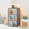 imageIdea Nuova Star Wars The Mandalorian Featuring Grogu 3 Drawer Soft Storage Unit with Poly Canvas FrameSpace Jam