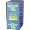 imageIdea Nuova Star Wars The Mandalorian Featuring Grogu 3 Drawer Soft Storage Unit with Poly Canvas FrameStar Wars  the Mandalorian