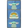 imageIdea Nuova Star Wars The Mandalorian Featuring Grogu 3 Drawer Soft Storage Unit with Poly Canvas FrameStar Wars  the Mandalorian