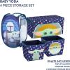 imageIdea Nuova Star Wars The Mandalorian Grogu aka The Child 4 Piece Storage Solution Set with Pop Up Hamper Collapsible Storage Trunk and 2 Nestable Storage BinsStar Warsthe Mandalorian