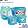 imageIdea Nuova Star Wars The Mandalorian Grogu aka The Child 4 Piece Storage Solution Set with Pop Up Hamper Collapsible Storage Trunk and 2 Nestable Storage BinsBaby Shark
