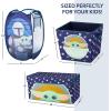 imageIdea Nuova Star Wars The Mandalorian Grogu aka The Child 4 Piece Storage Solution Set with Pop Up Hamper Collapsible Storage Trunk and 2 Nestable Storage BinsStar Warsthe Mandalorian