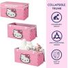 imageIdea Nuova Star Wars The Mandalorian Grogu aka The Child 4 Piece Storage Solution Set with Pop Up Hamper Collapsible Storage Trunk and 2 Nestable Storage BinsHello Kitty