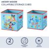 imageIdea Nuova Star Wars The Mandalorian Grogu aka The Child Collapsible Storage Cubes Set of 2 10quotx10quotMickey Mouse  Blue