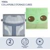 imageIdea Nuova Star Wars The Mandalorian Grogu aka The Child Collapsible Storage Cubes Set of 2 10quotx10quotStar Wars Grogu