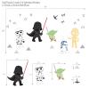 imageLambs ampamp Ivy Star Wars Classic Wall Decals  Yoda Darth Vader R2D2 C3PO
