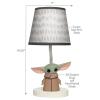 imageLambs ampamp Ivy Star Wars The ChildBaby Yoda Nursery Lamp with Shade and Bulb