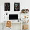 imageOpen Road Brands Disney Star Wars Boba Fett Gallery Wrapped Canvas Wall Decor  Large Boba Fett Painting For Man Cave or Movie RoomBlackGreen