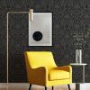 imageRoomMates RMK12352RL Star Wars The Dark Side Damask Charcoal Peel ampamp Stick Wallpaper