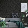 imageRoomMates RMK12352RL Star Wars The Dark Side Damask Charcoal Peel ampamp Stick Wallpaper