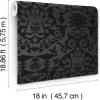 imageRoomMates RMK12352RL Star Wars The Dark Side Damask Charcoal Peel ampamp Stick Wallpaper