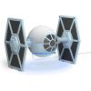 imageSTAR WARS Echo Dot Bundle Includes Echo Dot 5th Gen 2022 release  Charcoal and Limited Edition STAR WARS TIE Fighter StandGlacier White
