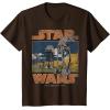 imageStar Wars ATAT Walkers Vintage TShirtBrown