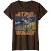 imageStar Wars ATAT Walkers Vintage TShirtBrown
