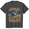 imageStar Wars ATAT Walkers Vintage TShirtDark Heather Grey