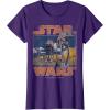 imageStar Wars ATAT Walkers Vintage TShirtPurple