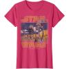imageStar Wars ATAT Walkers Vintage TShirtRed Heather
